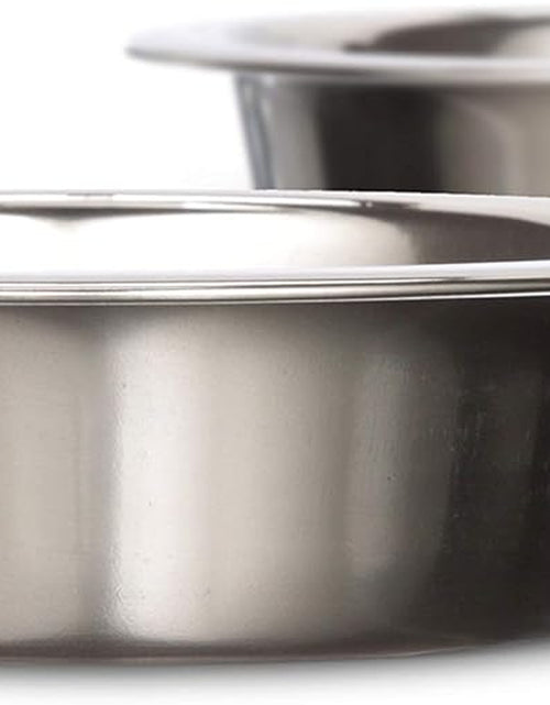 Load image into Gallery viewer, Stainless Steel Dog and Cat Bowls (2 Pack) Neater Feeder Cat Deluxe or Cat Express Extra Replacement Bowl (Metal Food and Water Dish) (1 Cup)
