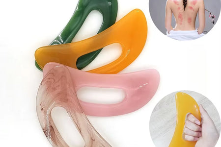 1Pc Guasha Board Resin Beeswax/Synthetic Resin Tool Scrpy Aping Board Massage Tool Guasha Massage Board Scraper Massage Thera