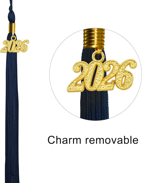 Load image into Gallery viewer, Matte Graduation Gown Cap Tassel Set 2022 for High School and Bachelor
